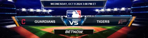 Cleveland Guardians vs. Detroit Tigers 10/9/24 MLB Betting Forecast and Odds