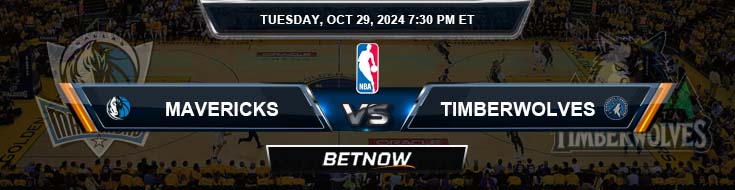 Dallas Mavericks vs. Minnesota Timberwolves 10/29/24 NBA Forecast and Predictions