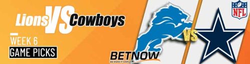 Detroit Lions vs. Dallas Cowboys 10/13/24 NFL Week 6 Betting Picks and Top Bets