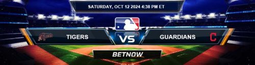 Detroit Tigers vs. Cleveland Guardians 10/12/24 MLB Tips and Prediction