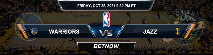 Golden State Warriors vs. Utah Jazz 10/25/24 NBA Previews and Forecast