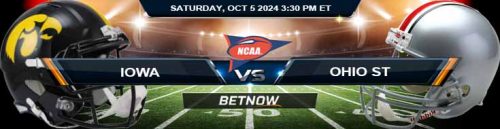 Iowa Hawkeyes vs. Ohio State Buckeyes 10/5/24 NCAAF Week 6 Forecast and Predictions