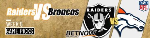 Las Vegas Raiders vs. Denver Broncos 10/6/24 NFL Week 5 Best Predictions and Picks