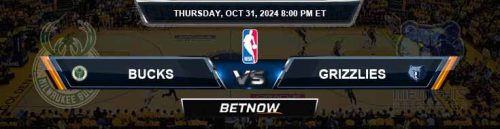 Milwaukee Bucks vs. Memphis Grizzlies 10/31/24