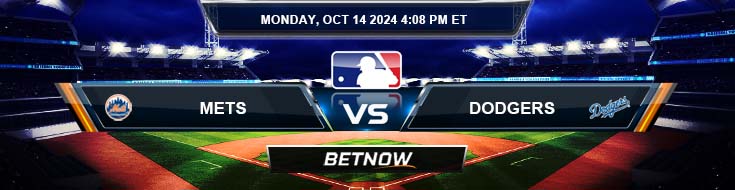 New York Mets vs. Los Angeles Dodgers 10/14/24 MLB Betting Predictions and Odds