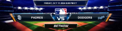 San Diego Padres vs. Los Angeles Dodgers 10/11/24 MLB Top Predictions and Tips