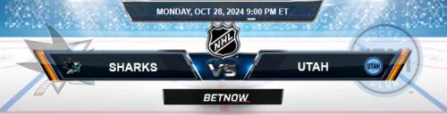 San Jose Sharks vs. Utah Hockey Club 10/28/24 NHL Betting Tips and Picks