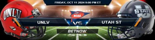 UNLV Rebels vs. Utah State Aggies 10/11/24 NCAAF Week 7 Betting Predictions and Preview