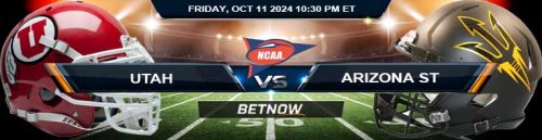 Utah Utes vs. Arizona State Sun Devils 10/11/24 NCAAF Week 7 Best Bets and Tips
