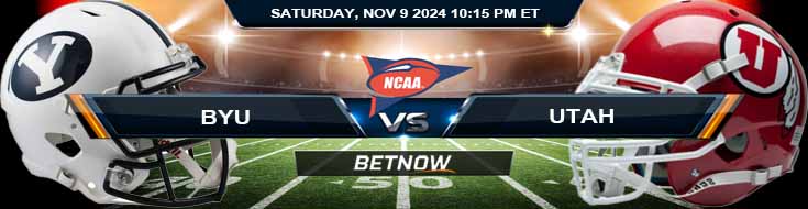 BYU Cougars vs. Utah Utes 11/9/24 NCAAF Week 11 Forecast and Predictions