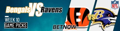Cincinnati Bengals vs. Baltimore Ravens 11/7/24 NFL Week 10 Best Odds and Preview