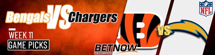 Cincinnati Bengals vs. Los Angeles Chargers 11/17/24 NFL Week 11 Best Bets and Forecast