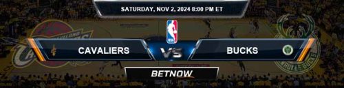Cleveland Cavaliers vs. Milwaukee Bucks 11/02/24 NBA Best Bets and Forecast