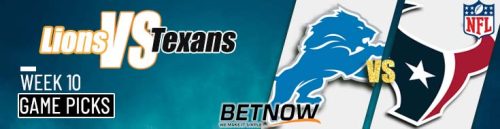 Detroit Lions vs. Houston Texans 11/10/24 NFL Week 10 Odds and Predictions