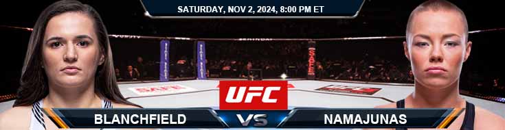 Erin Blanchfield vs. Rose Namajunas 11/2/24 UFC FIGHT NIGHT 246 Forecast and Betting Picks