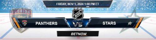Florida Panthers vs. Dallas Stars 11/01/24 NHL Forecast and Predictions
