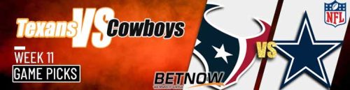 Get expert predictions for the Houston Texans vs. Dallas Cowboys Week 11 showdown on 11/18/24. Explore betting odds, key player stats, and game analysis for this pivotal NFL matchup.