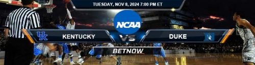 Kentucky Wildcats vs. Duke Blue Devils 11/12/24 NCAA Men's Basketball Odds and Predictions