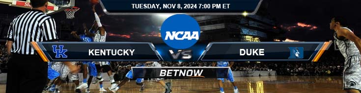 Kentucky Wildcats vs. Duke Blue Devils 11/12/24 NCAA Men's Basketball Odds and Predictions