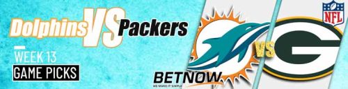 Miami Dolphins vs. Green Bay Packers 11/28/24 NFL Week 13 Best Bets and Odds