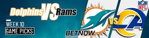 Miami Dolphins vs. Los Angeles Rams 11/11/2024 NFL Week 10 Top Predictions