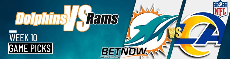 Miami Dolphins vs. Los Angeles Rams 11/11/2024 NFL Week 10 Top Predictions