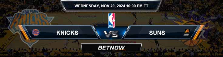 New York Knicks vs. Phoenix Suns 11/20/24 NBA Forecast and Betting Odds