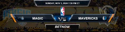 Orlando Magic vs. Dallas Mavericks 11/3/24 NBA Best Bets and Odds