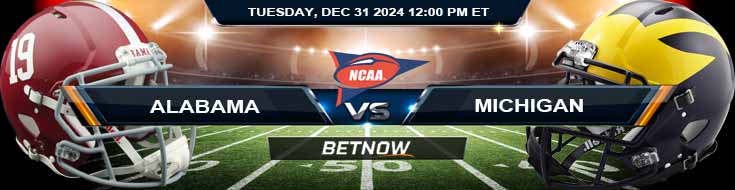 Alabama Crimson Tide vs. Michigan Wolverines 123124 NCAAF ReliaQuest Bowl Preview and Betting Tips