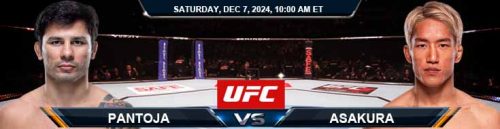 Alexandre Pantoja vs. Kai Asakura 12/7/24 UFC 310 Betting Odds and Forecast