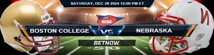 Boston College Eagles vs. Nebraska Cornhuskers 12/28/24 NCAAF Pinstripe Bowl Forecast and Predictions