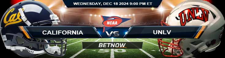 California Golden Bears vs. UNLV Rebels 12/18/24 NCAAF LA Bowl Best Odds and Preview