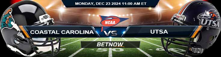Coastal Carolina Chanticleers vs. UTSA Roadrunners 12/23/24 NCAAF Myrtle Beach Bowl Best Bets and Forecast