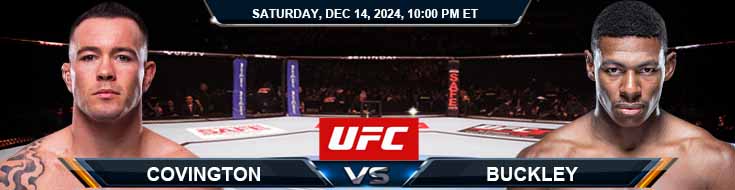 Colby Covington vs. Joaquin Buckley 12/14/24 UFC on ESPN 63 Picks and Odds
