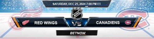 Detroit Red Wings vs. Montreal Canadiens 12/21/24 NHL Odds and Best Bets