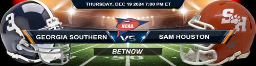 Georgia Southern Eagles vs. Sam Houston Bearkats 12/19/24 NCAAF New Orleans Bowl Forecast and Predictions