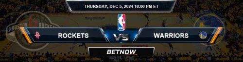 Houston Rockets vs. Golden State Warriors 12/5/24 NBA Best Odds and Preview