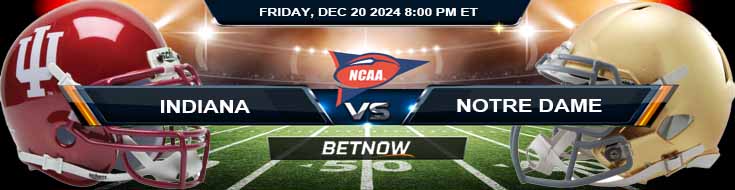 Indiana Hoosiers vs. Notre Dame Fighting Irish 12/20/24 NCAAF Playoff First Round Top Predictions