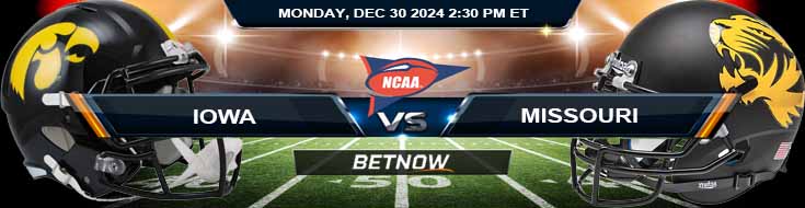 Iowa Hawkeyes vs. Missouri Tigers 12/30/24 NCAAF Music City Bowl Best Bets and Forecast