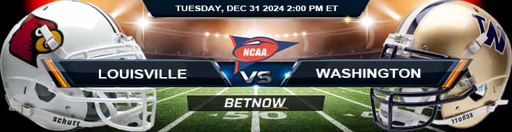 Louisville Cardinals vs. Washington Huskies 12-31-24 NCAAF Sun Bowl Odds and Predictions