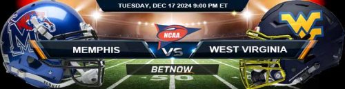 Memphis Tigers vs. West Virginia Mountaineers 12/17/24 NCAAF Frisco Bowl Best Predictions and Picks