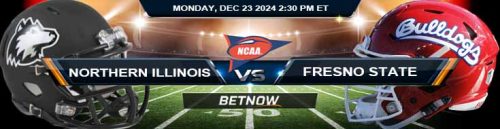 Northern Illinois Huskies vs. Fresno State Bulldogs 12/23/24 NCAAF Famous Idaho Potato Bowl Best Predictions and Picks