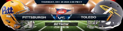 Pittsburgh Panthers vs. Toledo Rockets 12/26/24 NCAAF GameAbove Sports Bowl Preview and Betting Tips