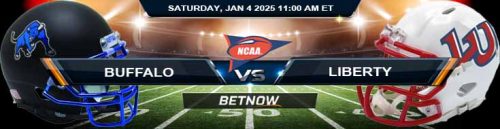 Buffalo Bulls vs. Liberty Flames 1/4/25 NCAAF Bahamas Bowl Preview and Betting Tips