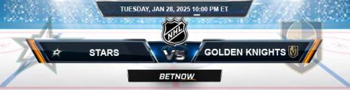 Dallas Stars vs. Vegas Golden Knights 12825 NHL Forecast and Betting Odds