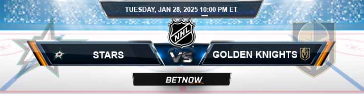 Dallas Stars vs. Vegas Golden Knights 12825 NHL Forecast and Betting Odds