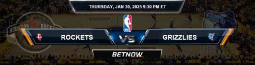 Houston Rockets vs. Memphis Grizzlies 1-30-25 NBA Forecast and Predictions