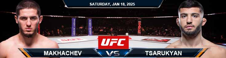 Islam Makhachev vs. Arman Tsarukyan 1/18/25 UFC 311 Best Bets and Preview