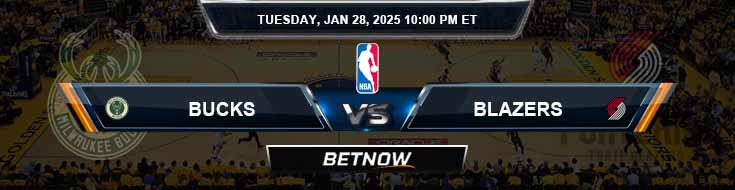 Milwaukee Bucks vs. Portland Trail Blazers 12825 NBA Betting Tips and Picks