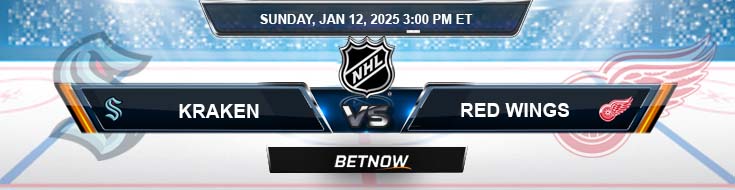 Seattle Kraken vs. Detroit Red Wings 1/12/25 NHL Top Predictions